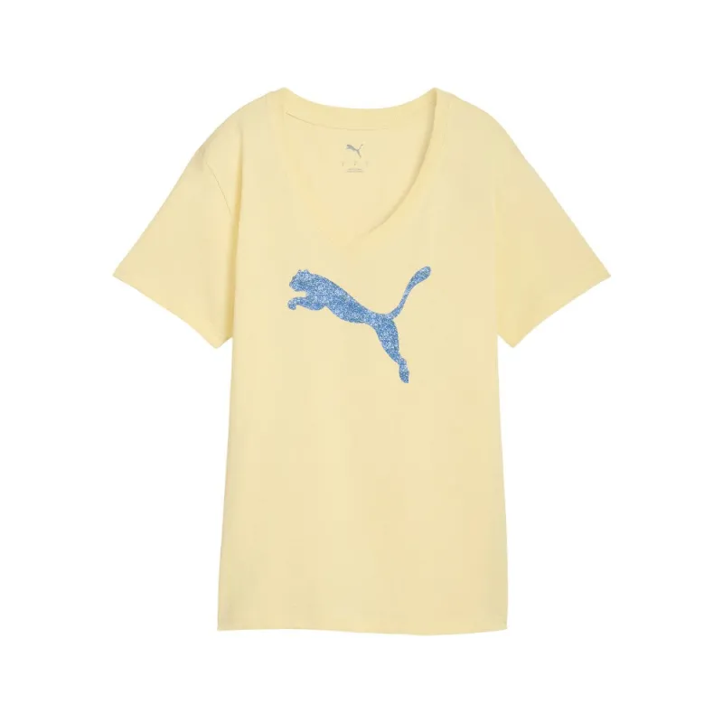 Graphic Pebble V-Neck Short Sleeve T-Shirt made by Puma