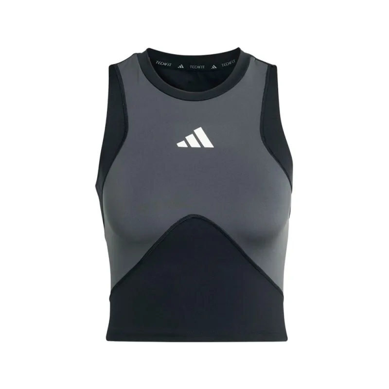 Techfit Workout Color Block Tank Top made by Adidas