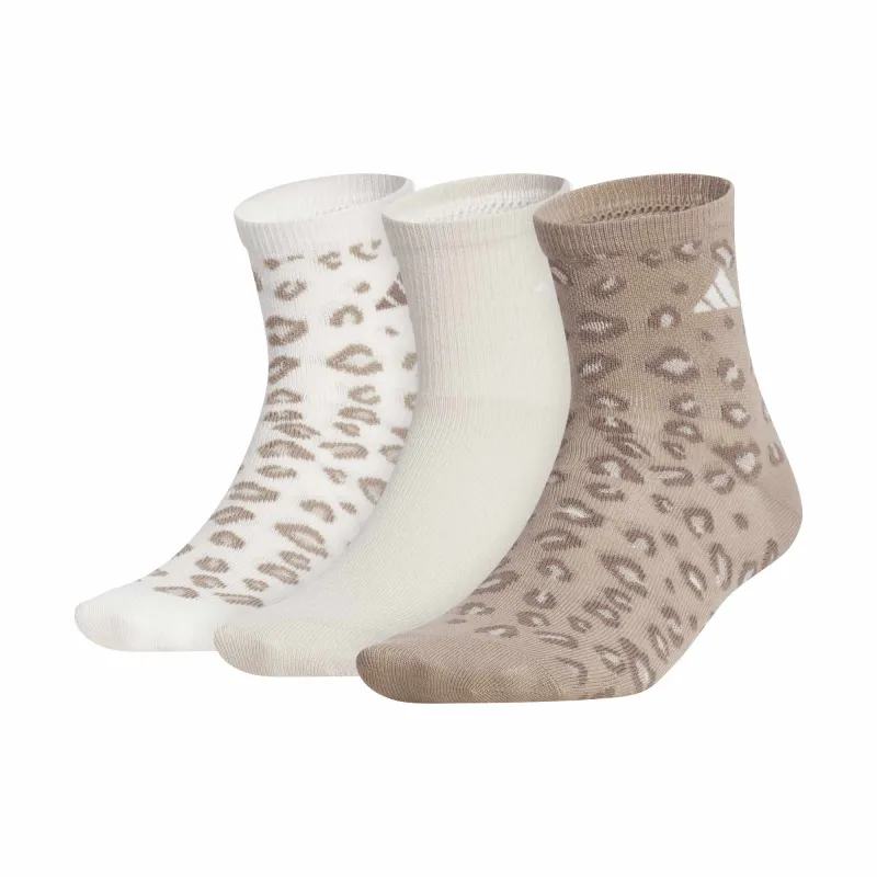 Leopard Luxe 3-Pack High Quarter made by Adidas