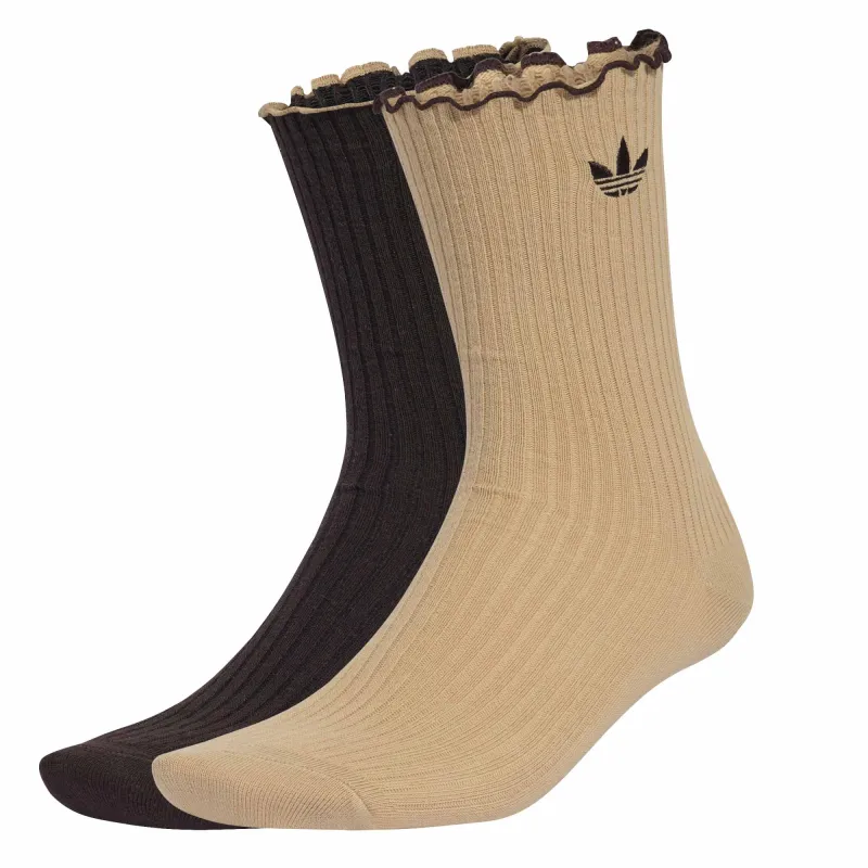 Ruffle Crew Socks 2 Pairs made by Adidas