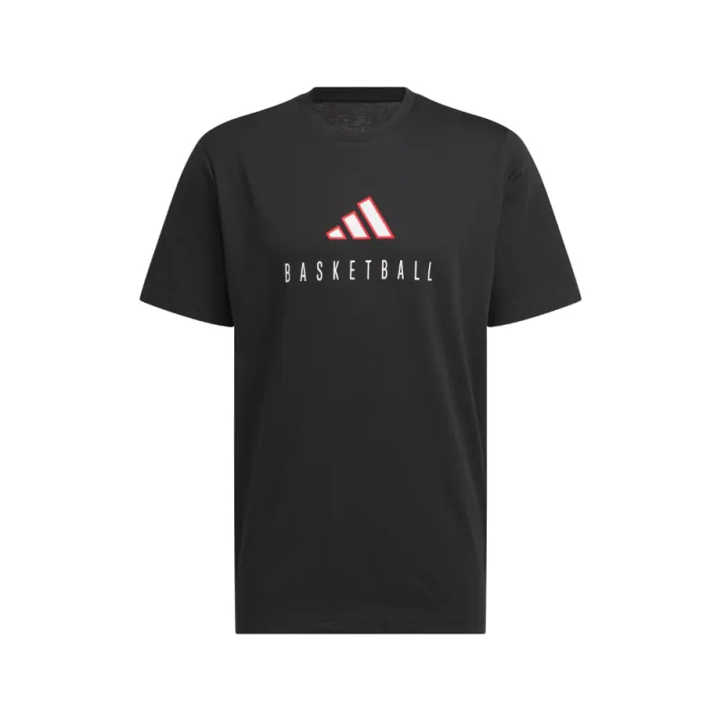 Worldwide Hoops Logo Performance Graphic T-Shirt made by Adidas