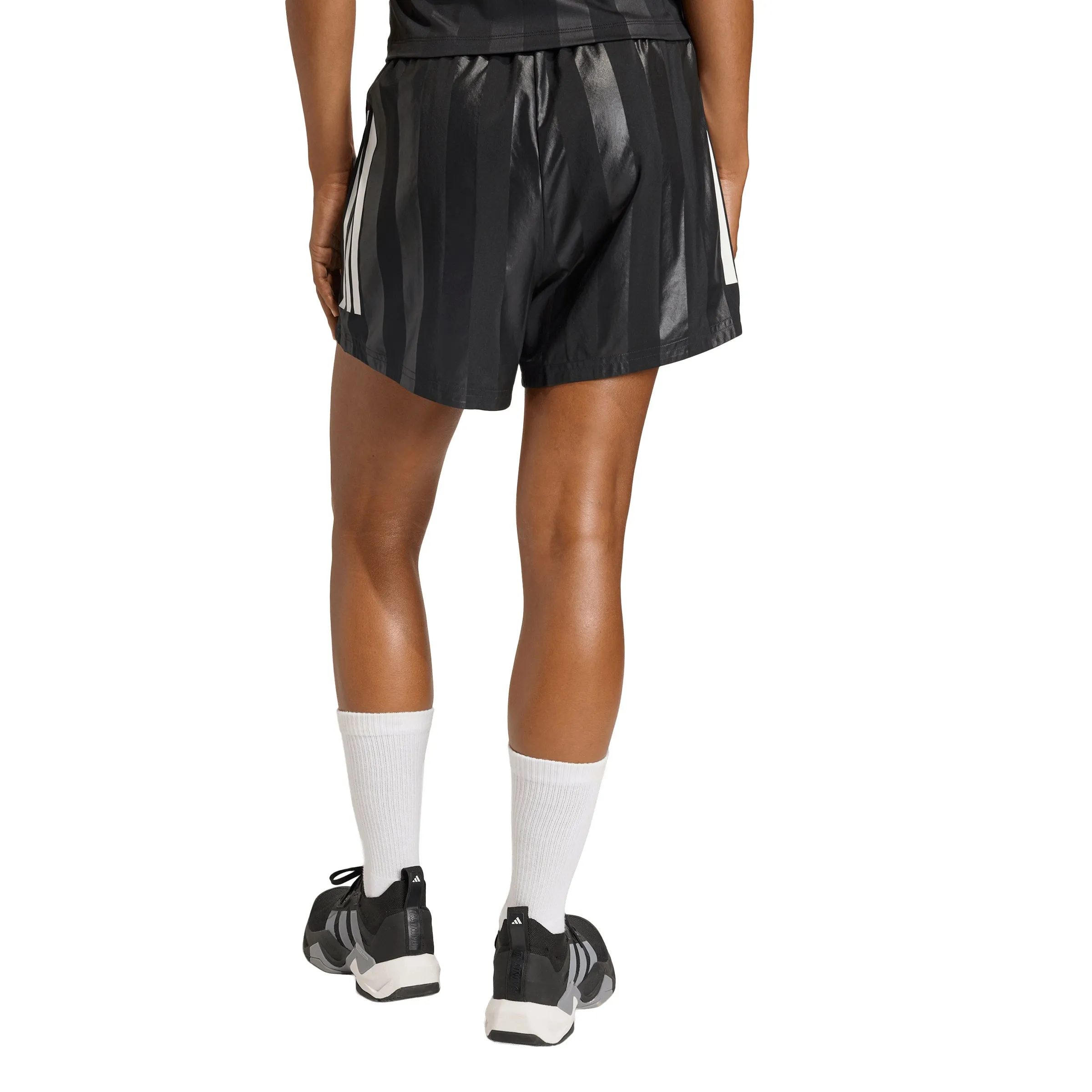 Hyperglam 3-Stripes Emboss Woven Shorts sold by Shoebacca product image thumbnail 3