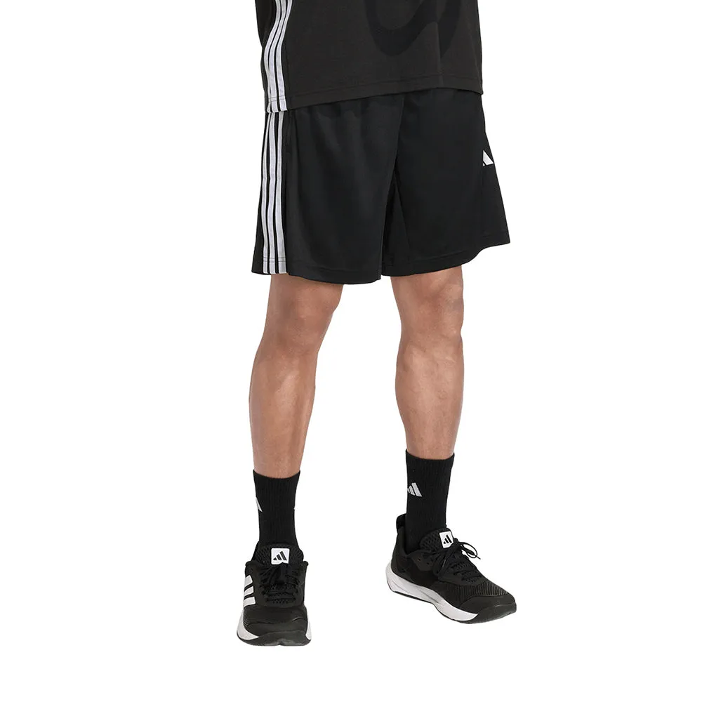 Workout Essentials Base 3-Stripes Pique Short 9-Inch sold by Shoebacca product image thumbnail 4