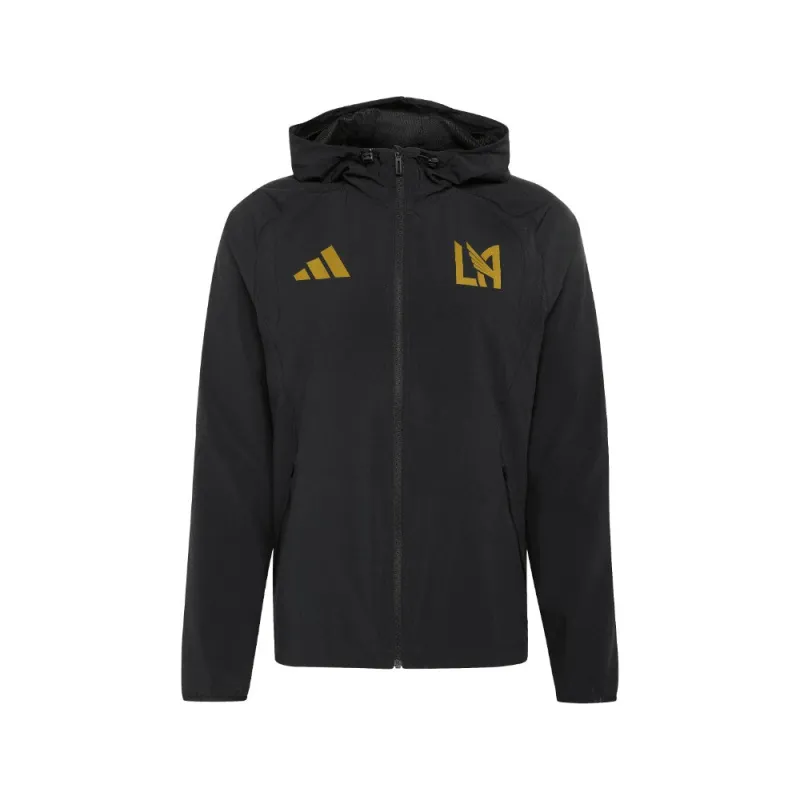 Lafc Tiro Travel Full Zip Windbreaker made by Adidas