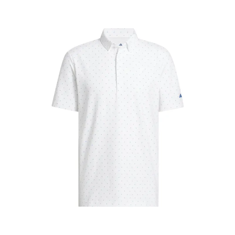 Ultimate365+ Mirco Print Polo Shirt made by Adidas