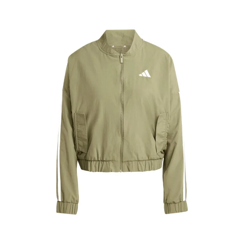 Essentials 3-Stripes Lifestyle Woven Bomber Jacket made by Adidas