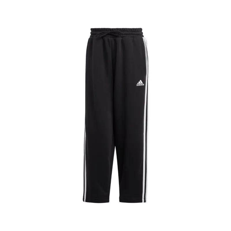 Essentials 3-Stripes Open Hem Fleece Joggers made by Adidas