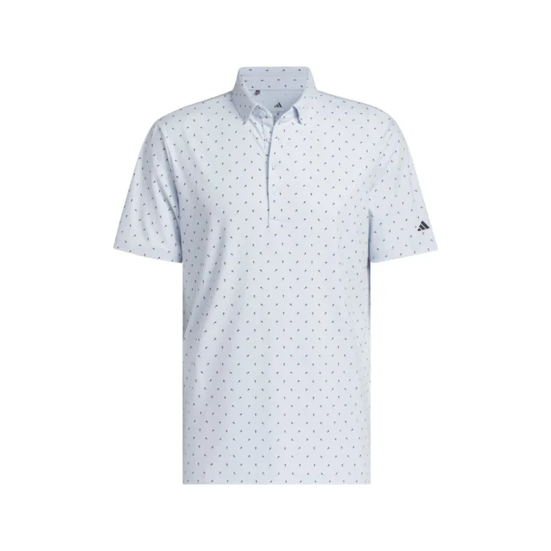 Ultimate365+ Micro Print Polo Shirt made by Adidas