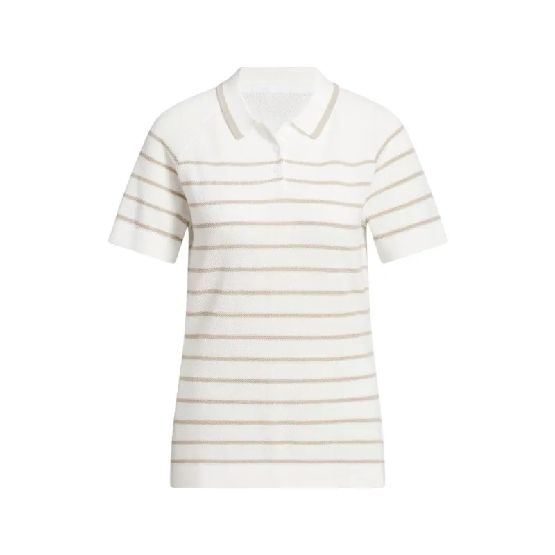 ULTIMATE365+ Stripe Knit Polo made by Adidas