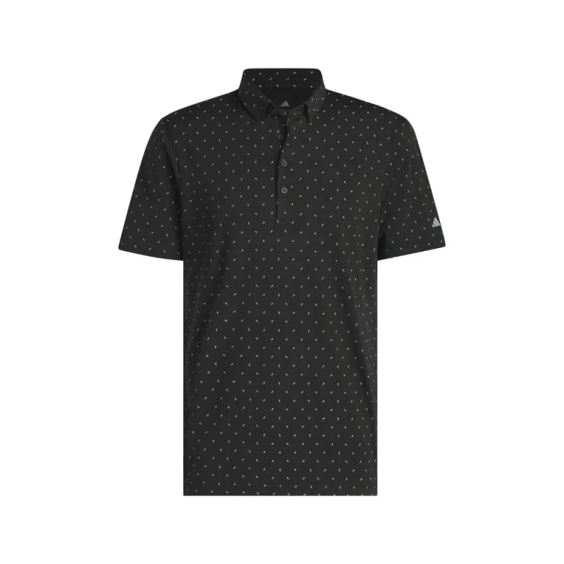 ULTIMATE365+ Micro Print Polo Shirt made by Adidas