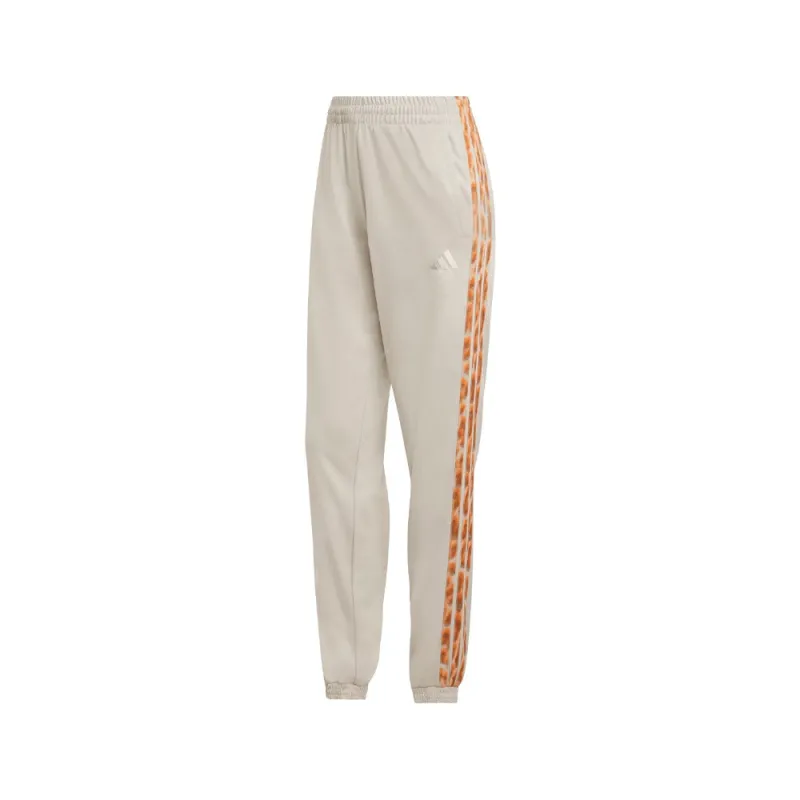 Tricot 3-Stripes Tracksuit Bottoms with Leopard Print made by Adidas