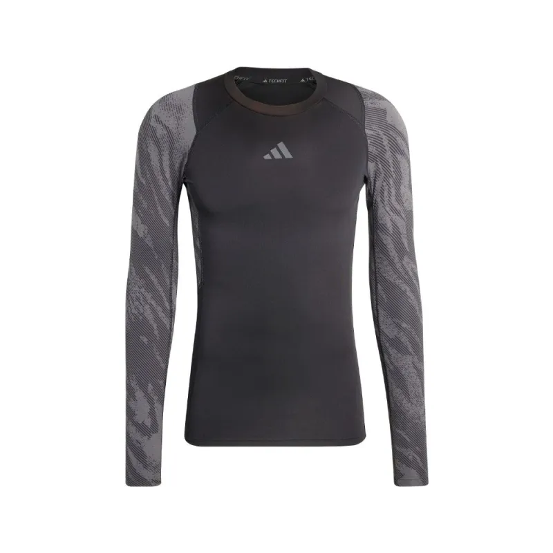 TECHFIT AOP Long Sleeve T-Shirt made by Adidas