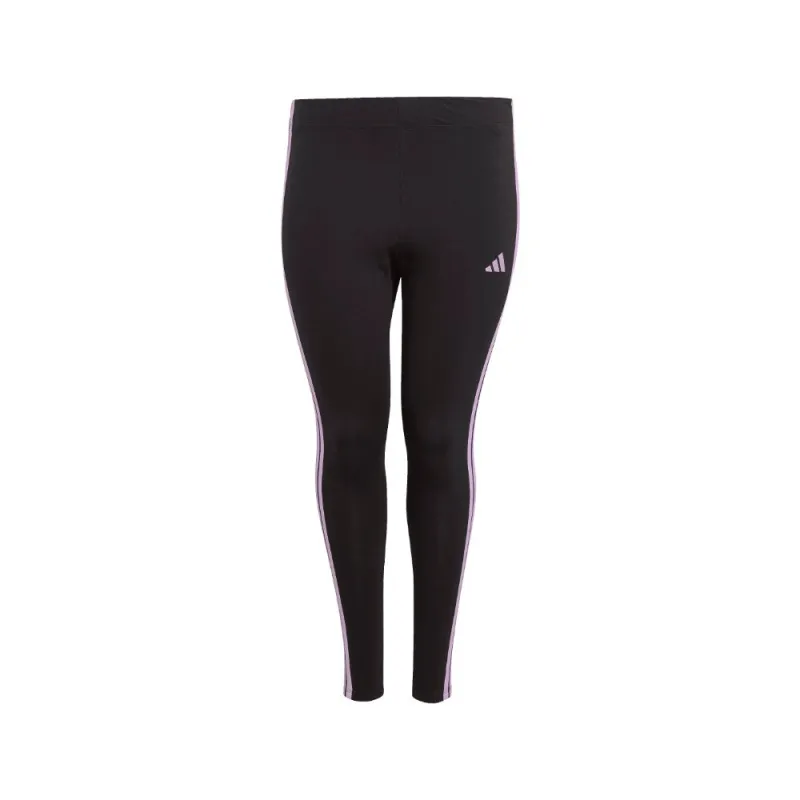 Essentials 3-Stripes Cotton Leggings (Plus Size) made by Adidas