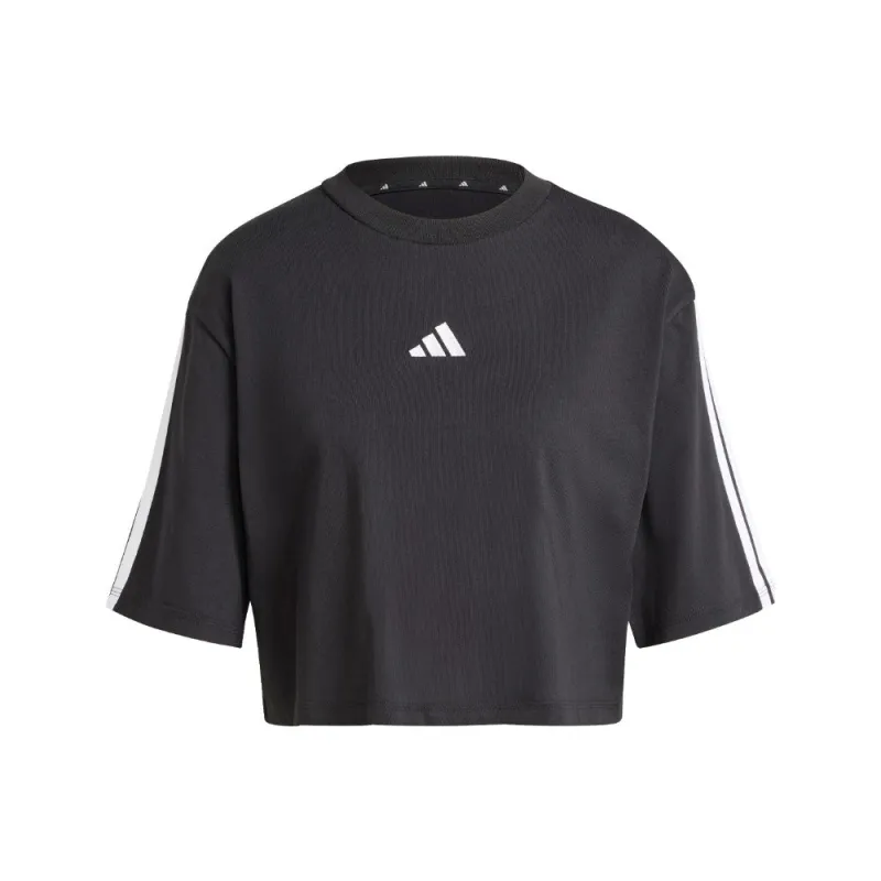 Essentials 3-Stripes Cotton Loose T-Shirt made by Adidas