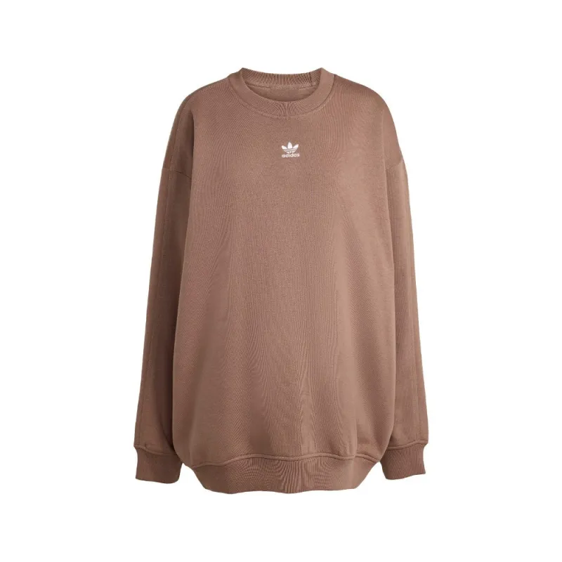 Essentials Crew Fleece Oversized Sweatshirt made by Adidas
