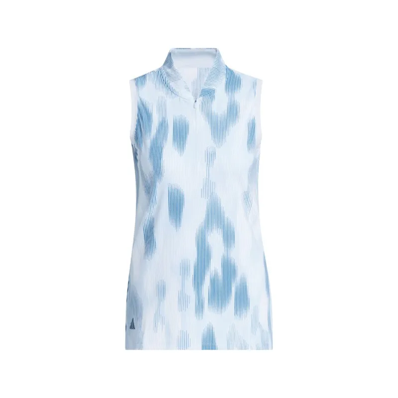 Ultimate365 Tour Printed Sleeveless Polo Shirt made by Adidas