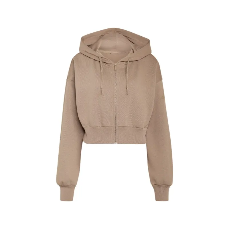Essentials Contemporary Fleece Full Zipper Hooded Jacket made by Adidas