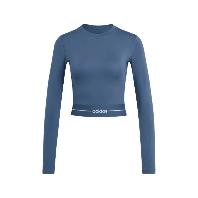 Hyperglam Cropped Long Sleeve T-Shirt made by Adidas