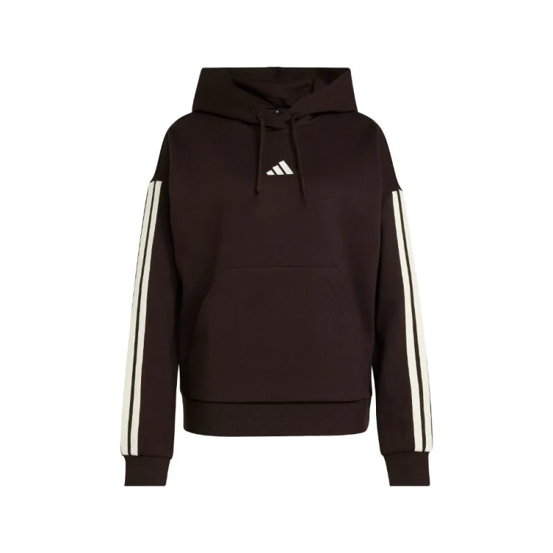 Essentials 3-Stripes Fleece Hoodie made by Adidas