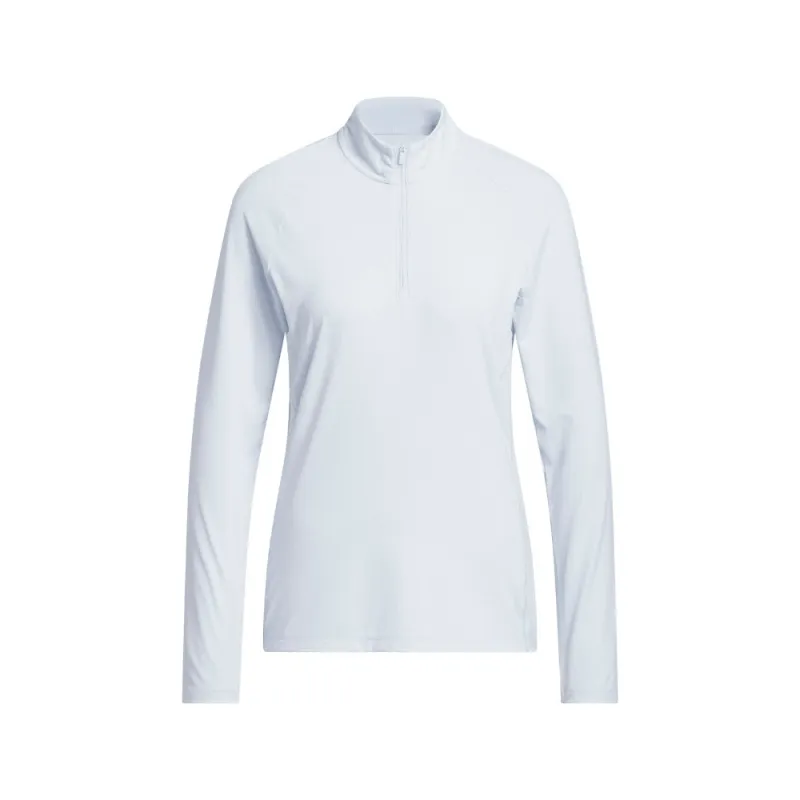 Ultimate365 Solid Quarter-Zip Golf Polo made by Adidas