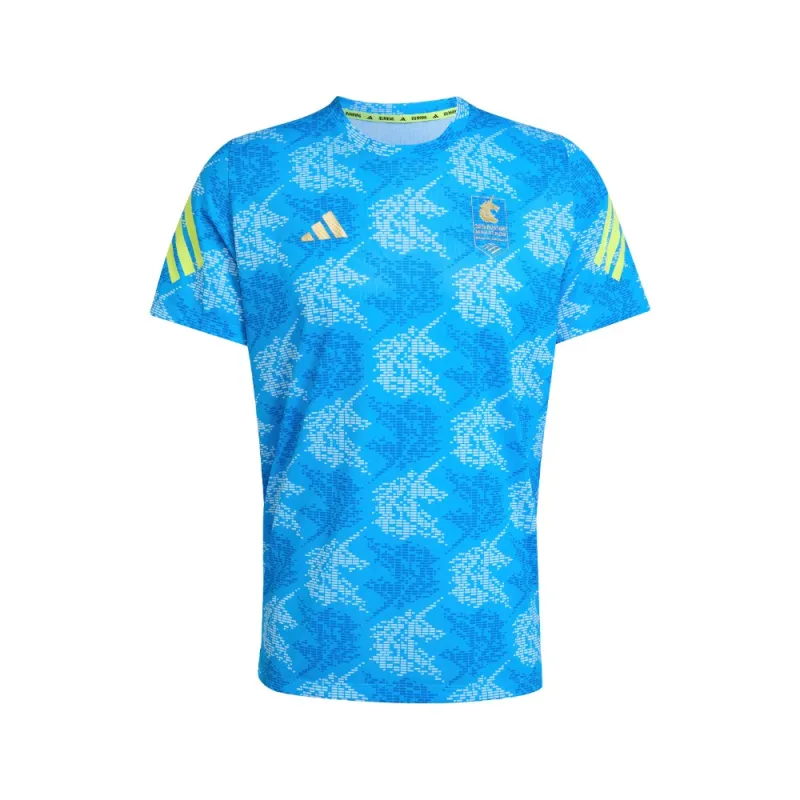Boston Marathon 2026 Running Tee Allover Print made by Adidas