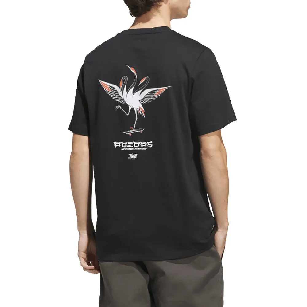 Skateboarding x Temple of Skate Crane Tee sold by Shoebacca product image thumbnail 4