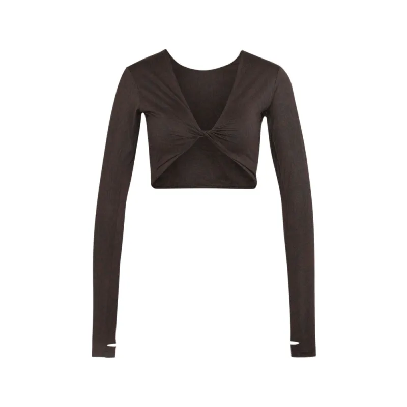 PrimeLift Workout Snake Twist Reversible Long Sleeve T-Shirt made by Adidas
