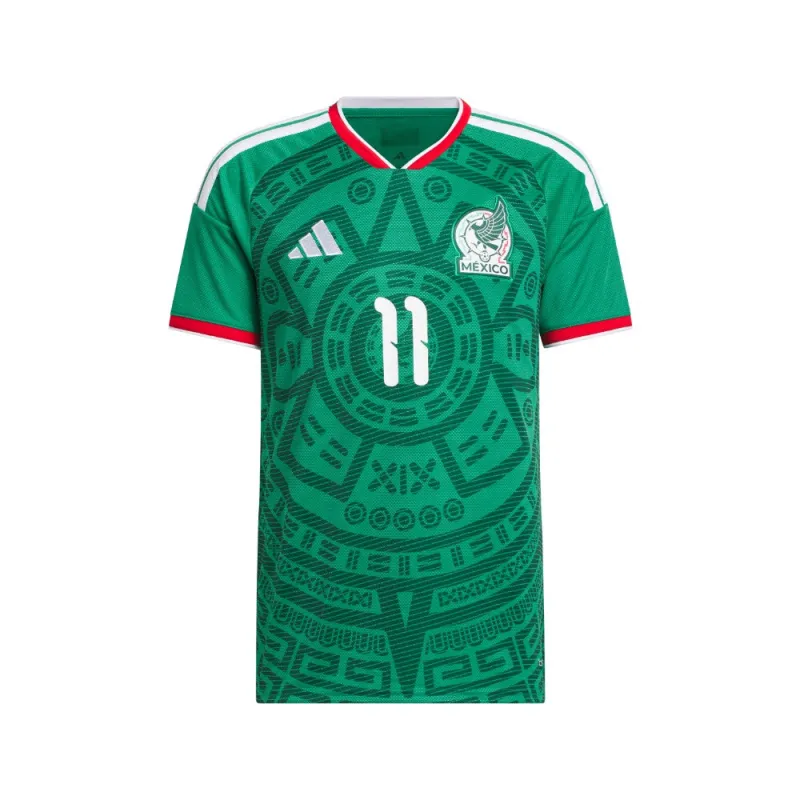 Mexico 26 Home Gimenez Jersey made by Adidas
