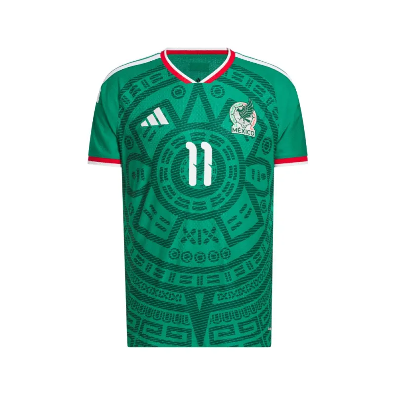 Mexico 26 Home Authentic Jersey made by Adidas