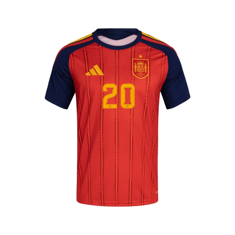 Spain 26 Home Jersey made by Adidas
