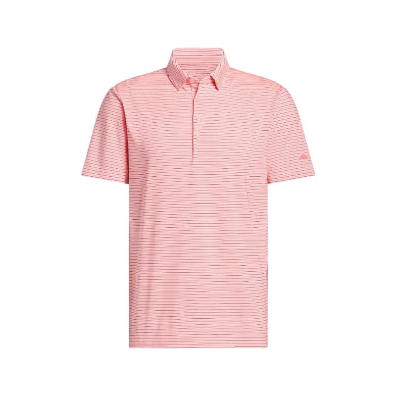 Ultimate365+ Three Color Stripe Polo Shirt made by Adidas