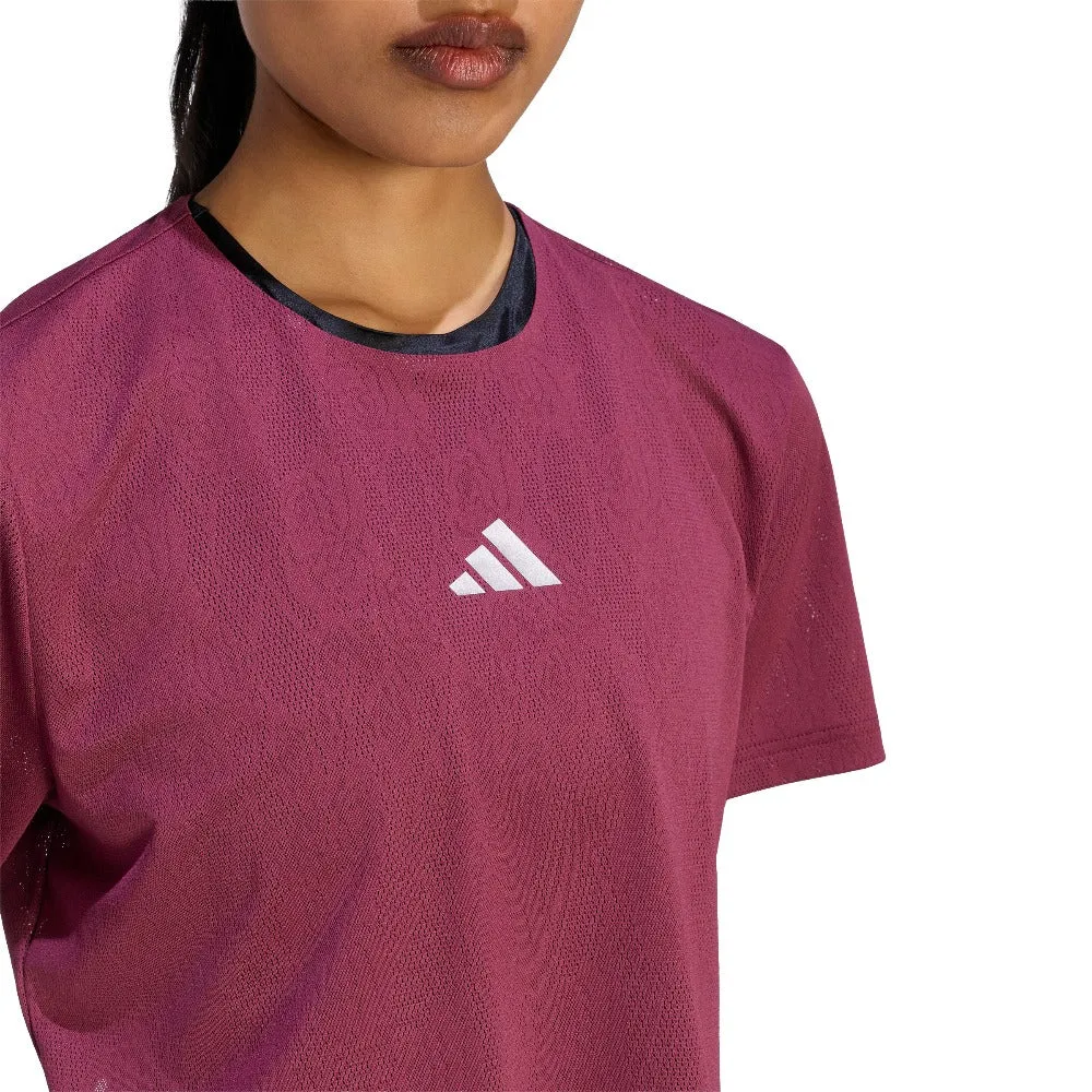 Tennis CLIMACOOL Lace Crop T-Shirt Pro sold by Shoebacca product image thumbnail 5