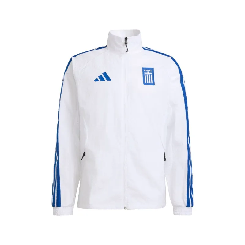 Greece Home Anthem Jacket made by Adidas