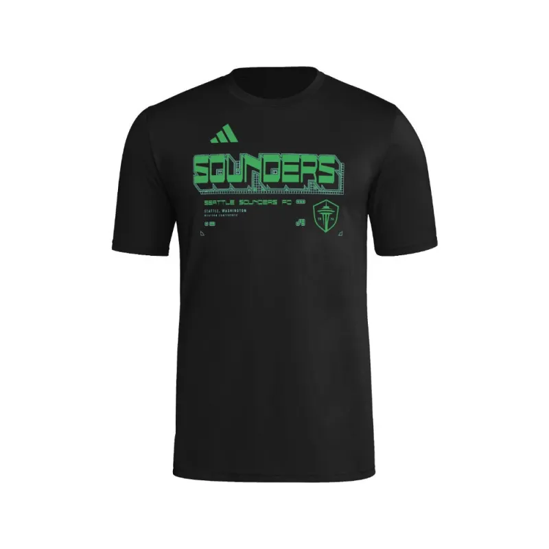 Seattle Sounders FC Men's Short Sleeve Pregame T-Shirt made by Adidas