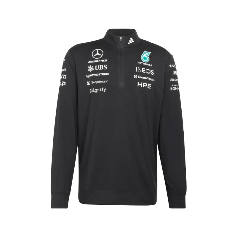 Mercedes-AMG Petronas F1 Engineers Quarter Zip Sweatshirt made by Adidas