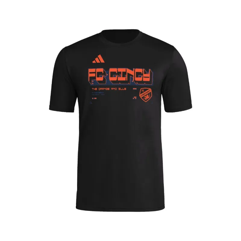 FC Cincinnati Mens Short Sleeve Pregame T-Shirt made by Adidas