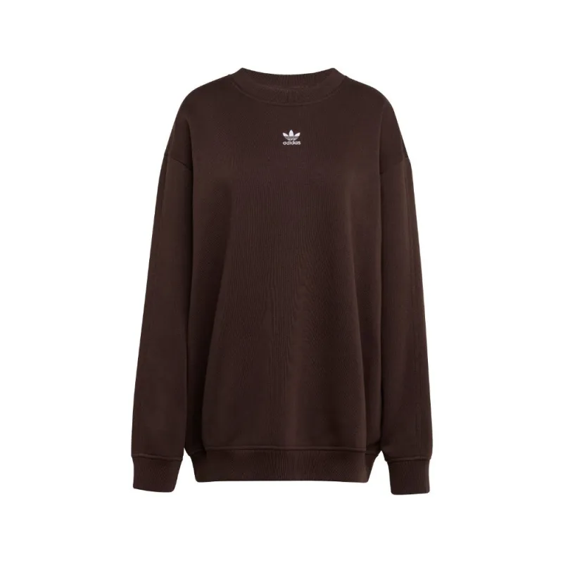 Essentials Fleece Long Oversized Crew Sweatshirt made by Adidas