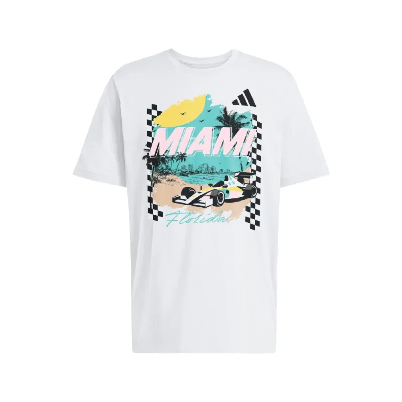 Miami Beach Race Car Tee made by Adidas