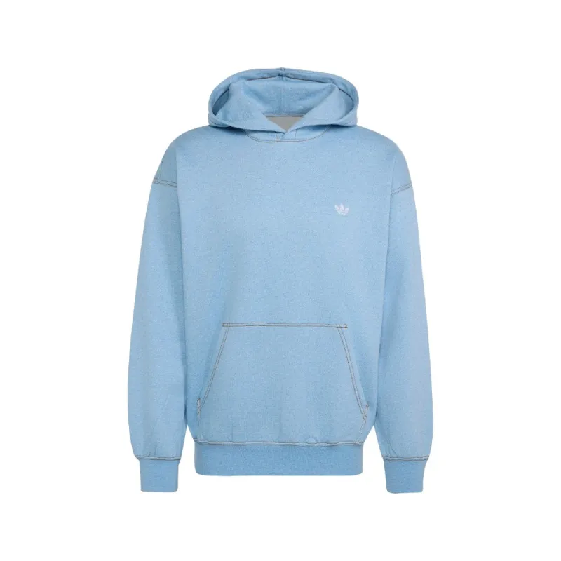 Trefoil Essentials Melange Loose Hoodie made by Adidas