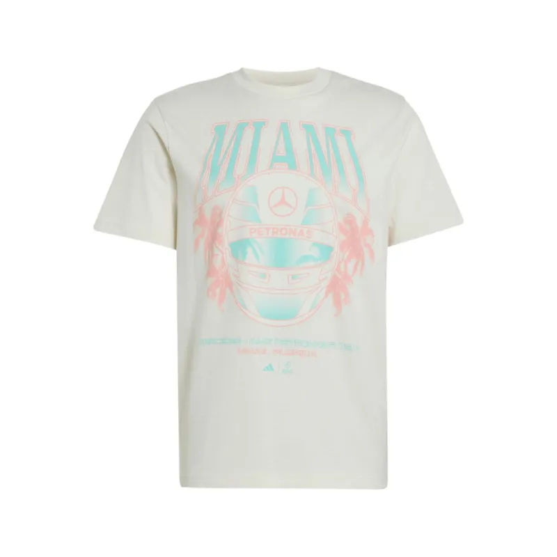 MERCEDES - AMG PETRONAS FORMULA 1 TEAM MIAMI T-Shirt made by Adidas