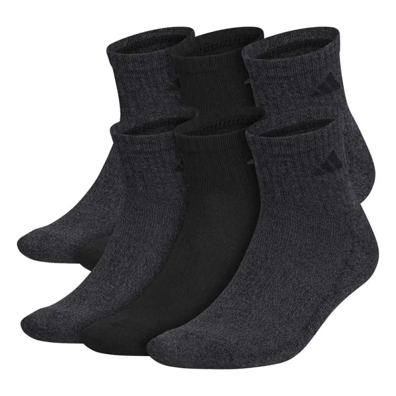 Athletic Quarter Socks 6 Pairs made by Adidas