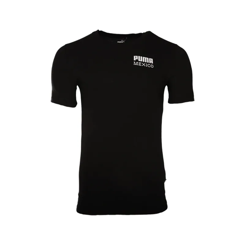 Graphics Calaveras Crew Neck Short Sleeve T-Shirt made by Puma