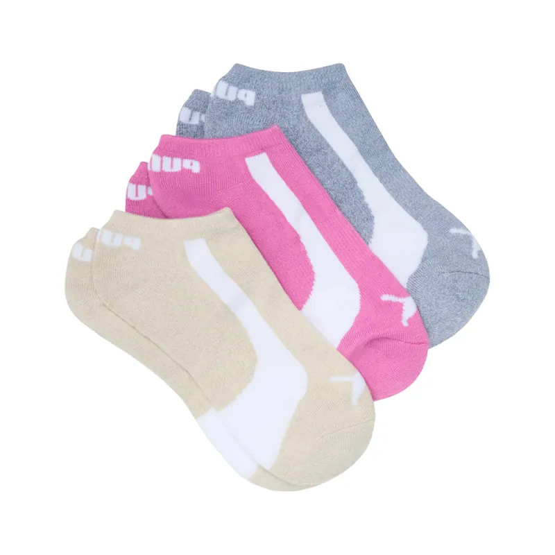 3 Pack No Show Socks made by Puma