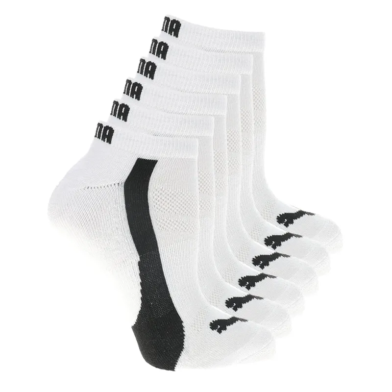 6 Pack 1/2 Terry Low Cut Socks made by Puma