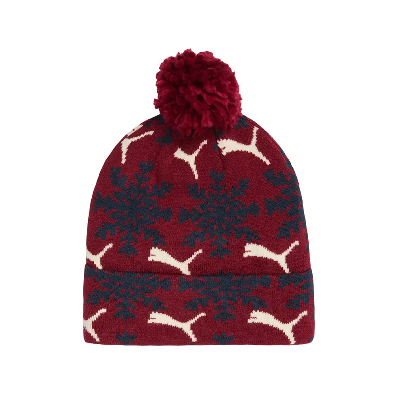 Fair Isle Pom Beanie made by Puma