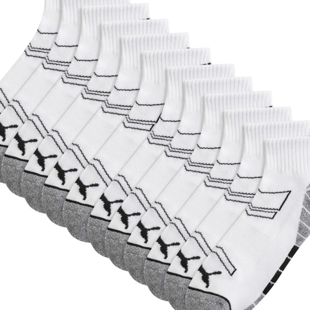6 Pack 1/2 Terry Quarter Socks sold by Shoebacca product image thumbnail 3