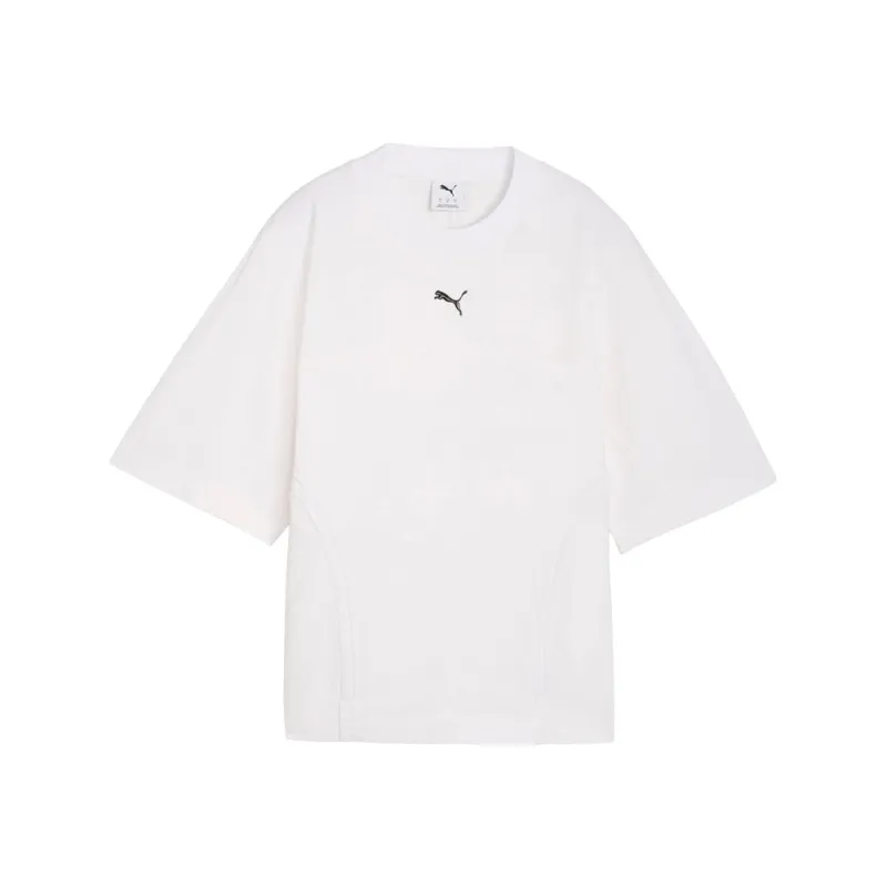 Dare To Fitted Waist Crew Neck Short Sleeve T-Shirt made by Puma