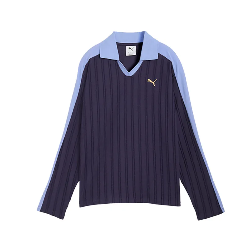 T7 Relaxed Long Sleeve Polo Shirt made by Puma