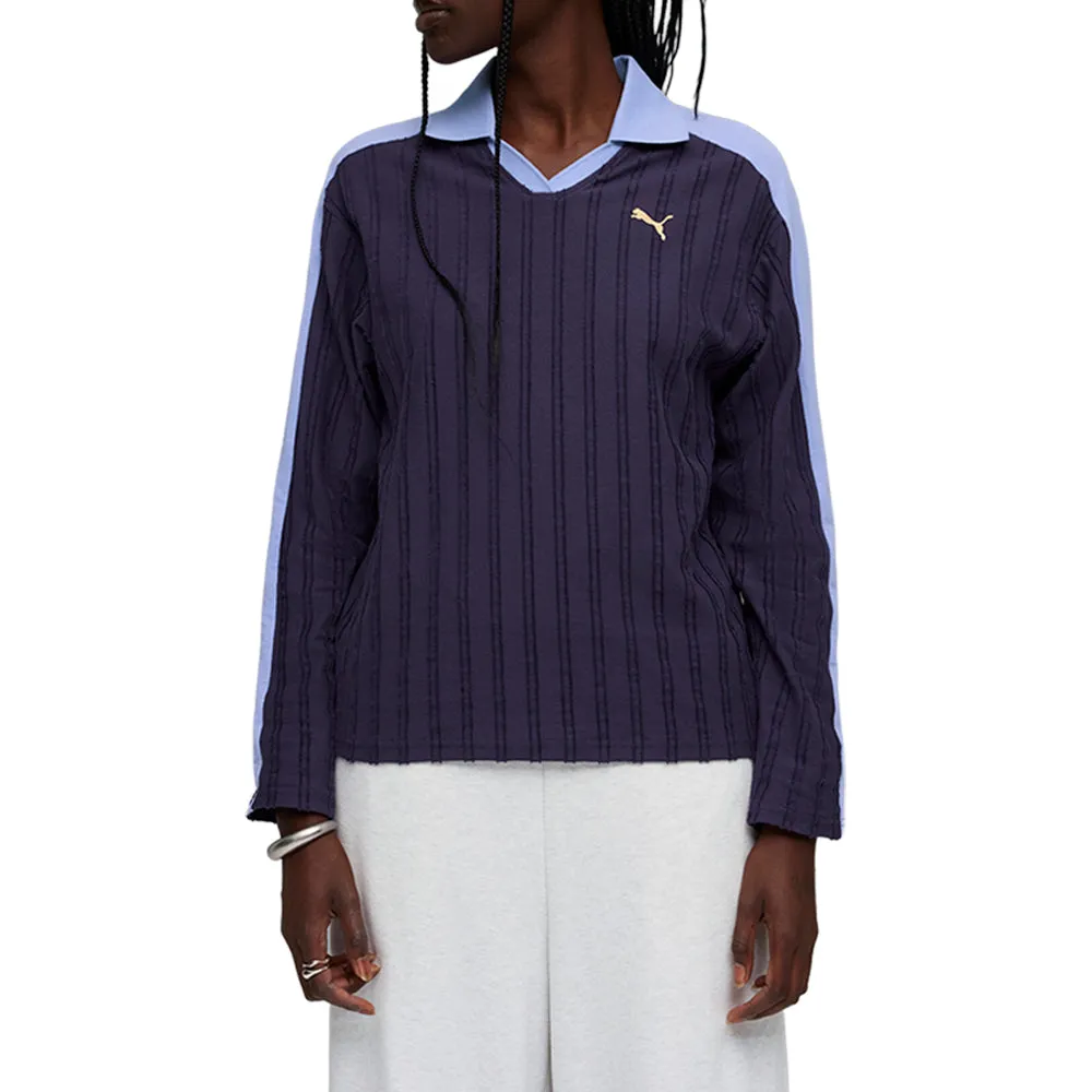 T7 Relaxed Long Sleeve Polo Shirt sold by Shoebacca product image thumbnail 3