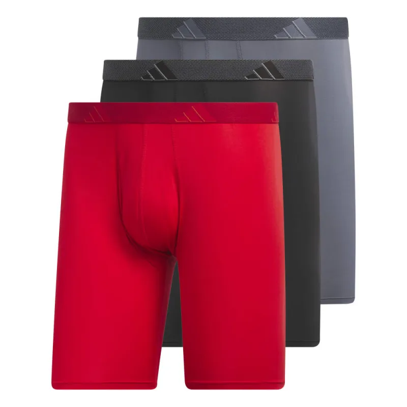 Microfiber Long Boxer Briefs 3-Pack made by Adidas